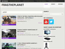 Tablet Screenshot of fragtheplanet.com
